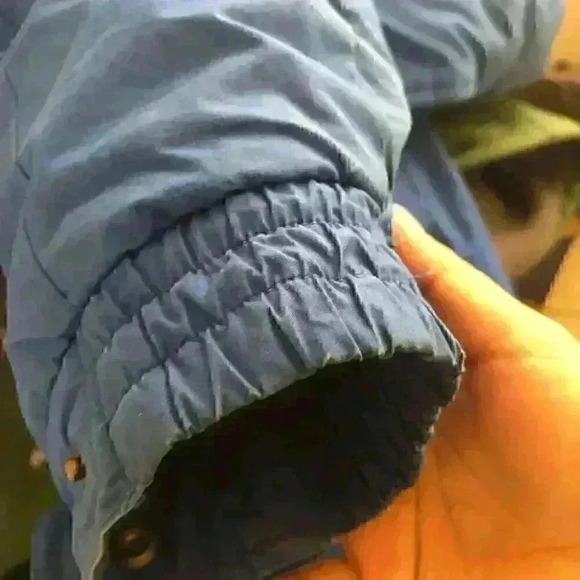 VTG 90s zeelander down blue jacket with hoodie  mens xxl - Picture 5 of 7